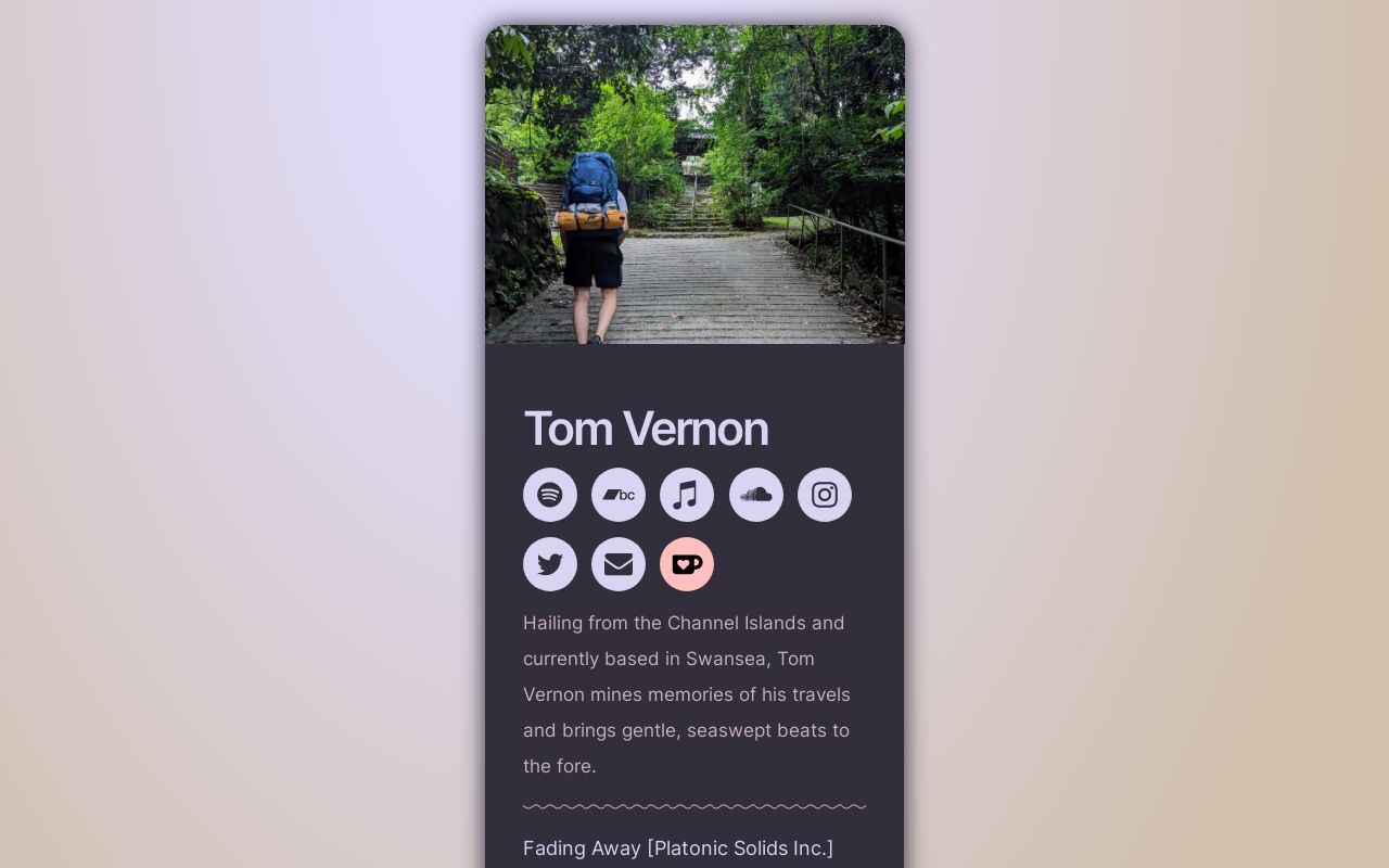 tom vernon music